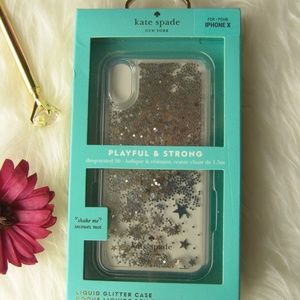 KATE SPADE NEW YORK GOLD STARS IPHONE X  CASE